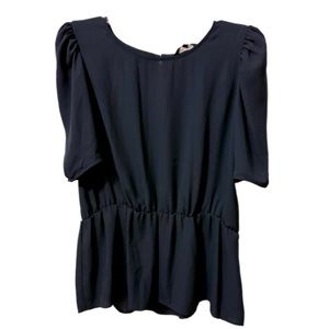 Never worn navy blue blouse